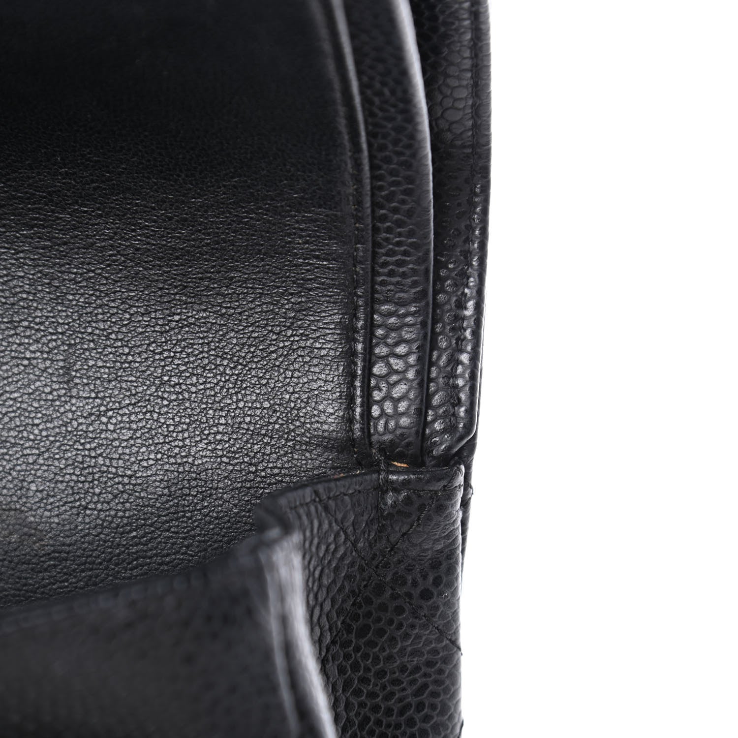 Chanel Caviar Quilted Medium Double Flap Black 7 of 8