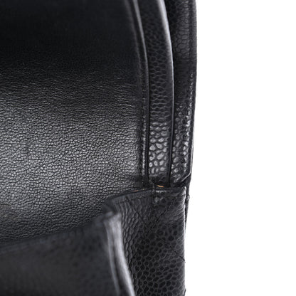 Chanel Caviar Quilted Medium Double Flap Black 7 of 8