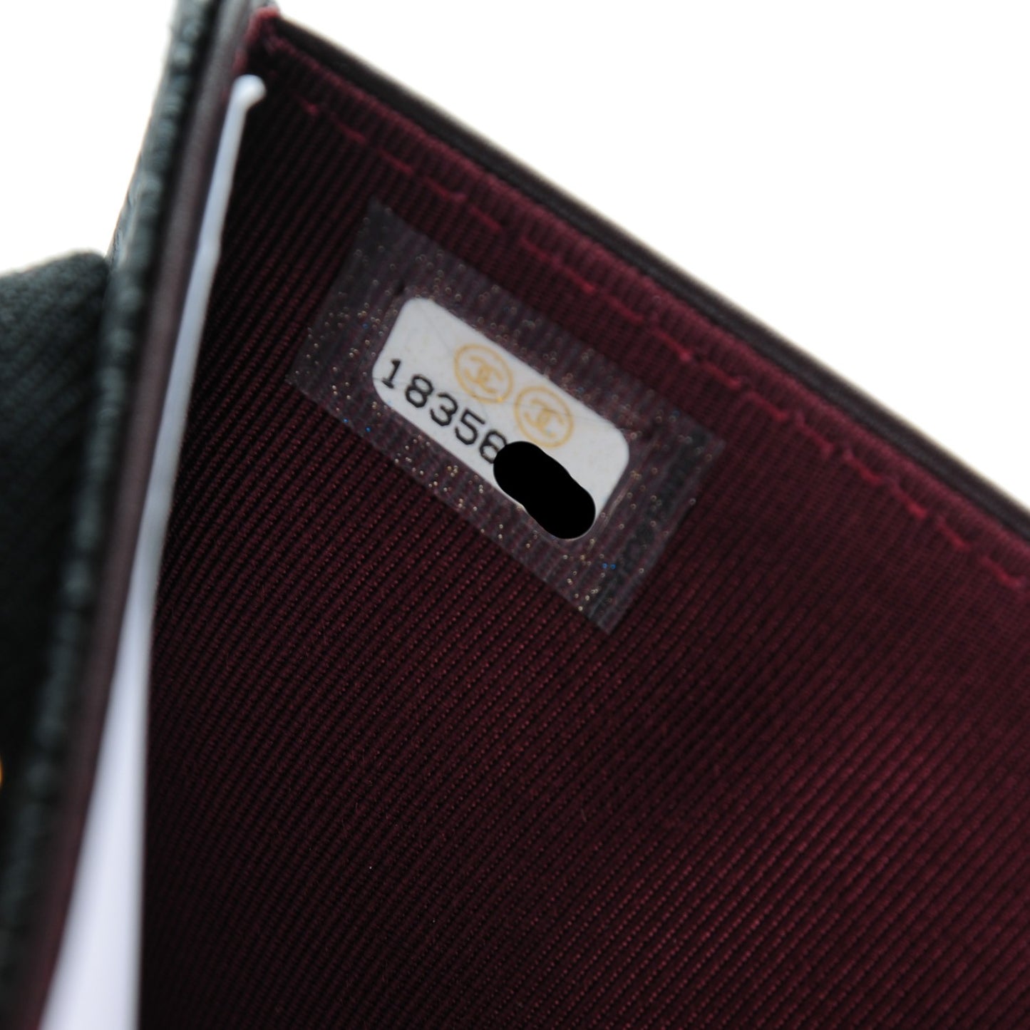 Caviar Quilted Zipped Pocket Wallet Black