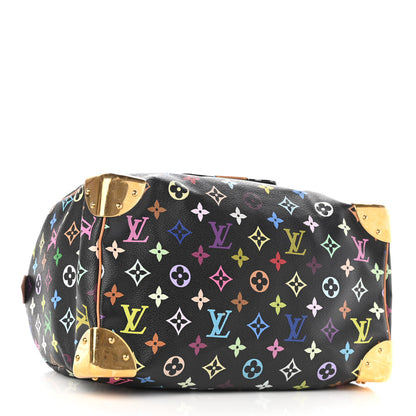 Louis Vuitton Monogram Multicolor Speedy 30 Black 4 of 9