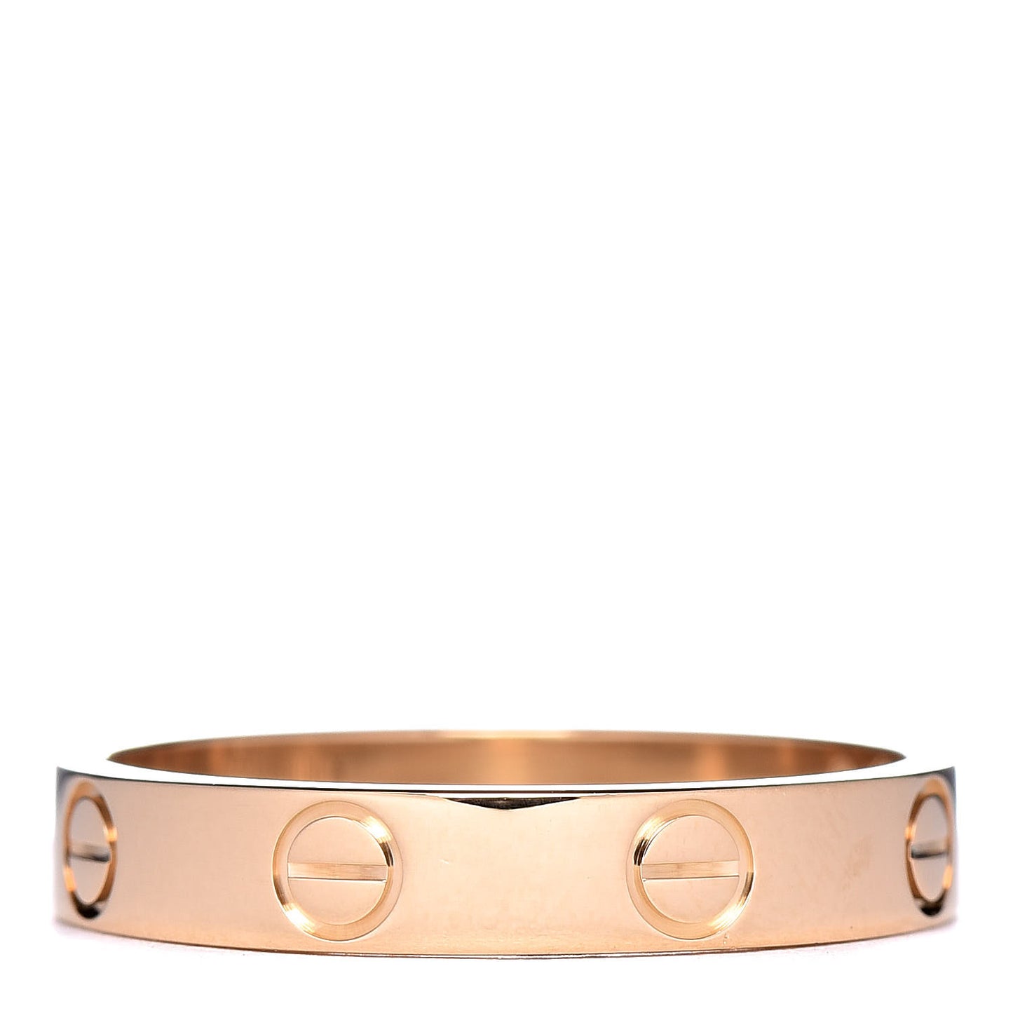 18K Yellow Gold 3.5mm LOVE Wedding Band Ring 54 6.75