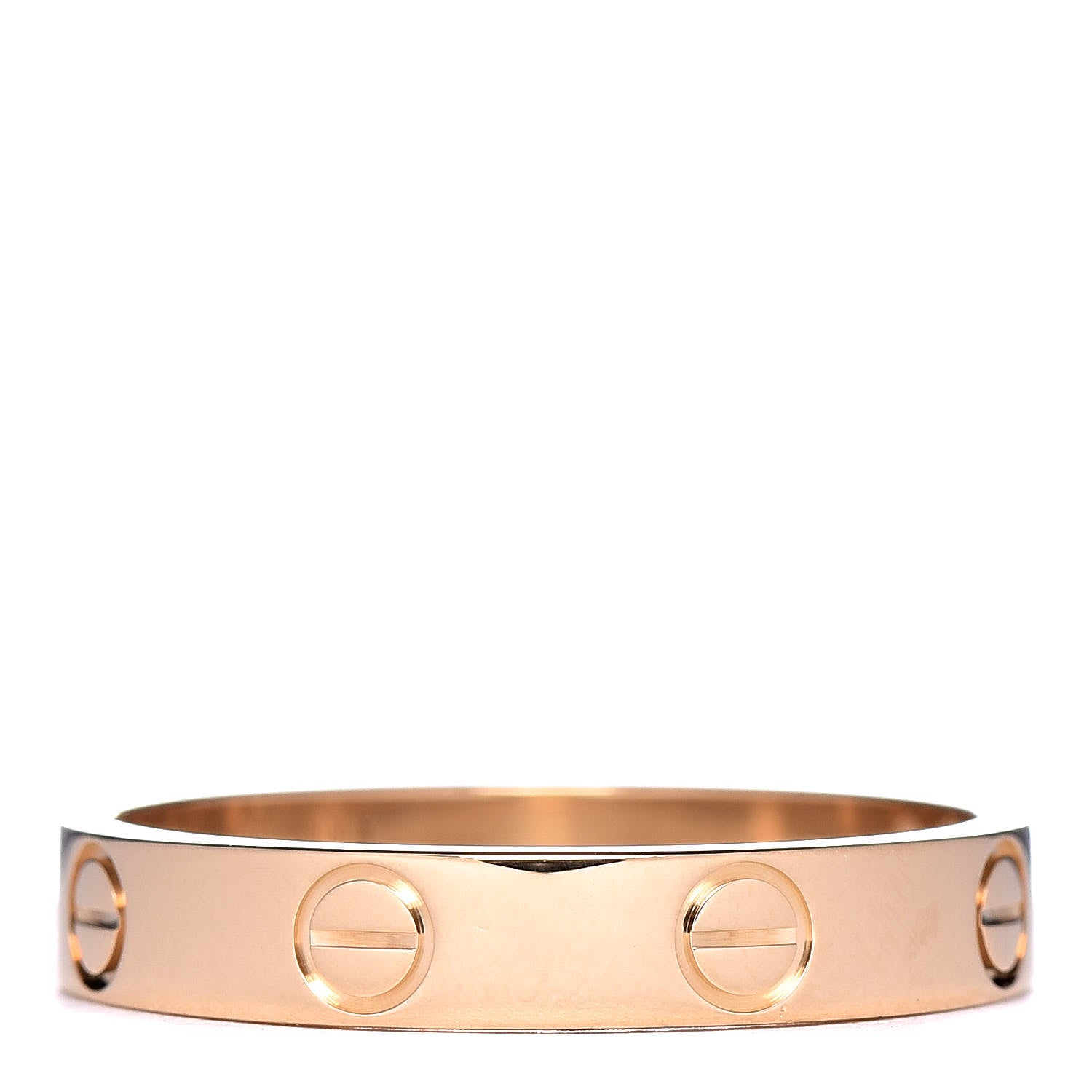 Cartier 18K Yellow Gold 3.5mm LOVE Wedding Band Ring 54 6.75 3 of 4