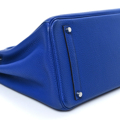 Hermes Togo Birkin 35 Bleu Electrique 9 of 13