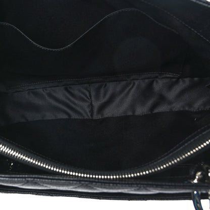 Chanel Caviar Quilted Grand Shopping Tote GST Black 5 of 9