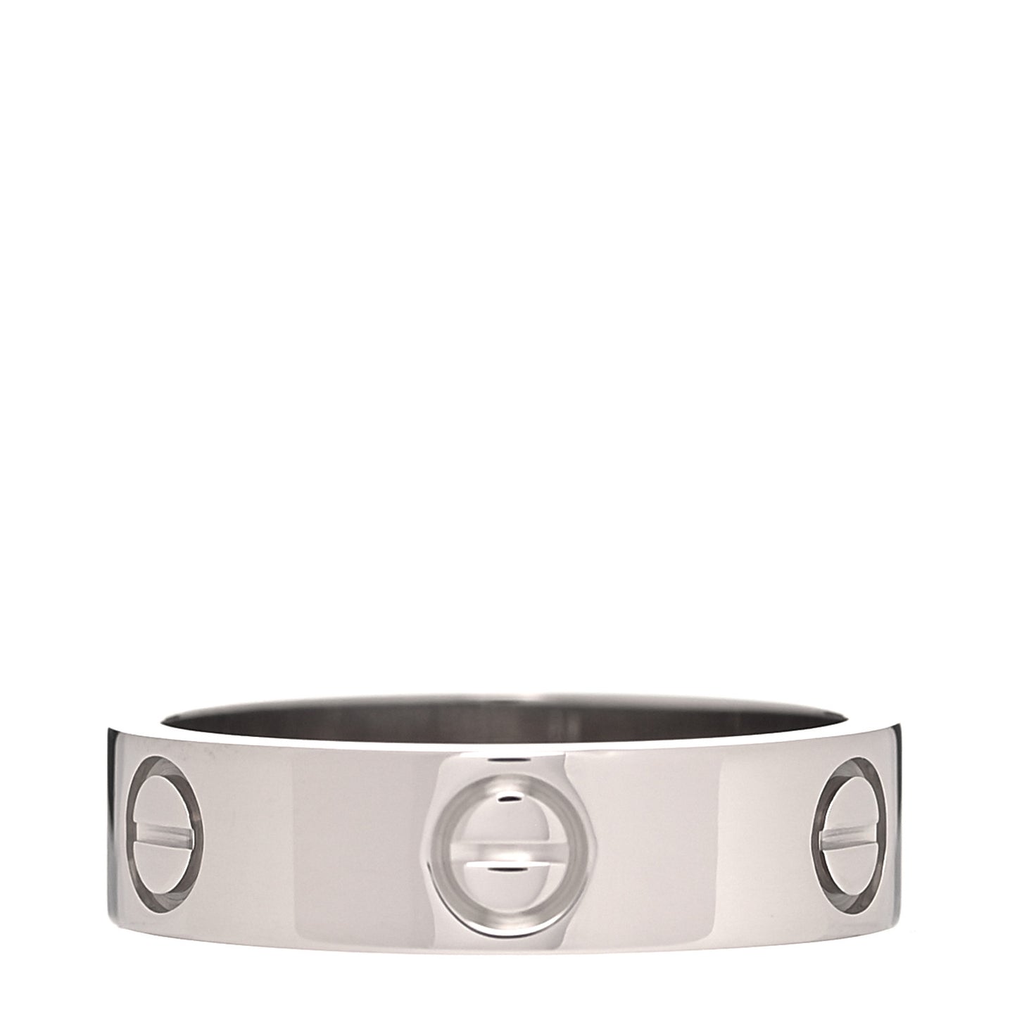 18K White Gold 5.5mm LOVE Ring 55 7.25