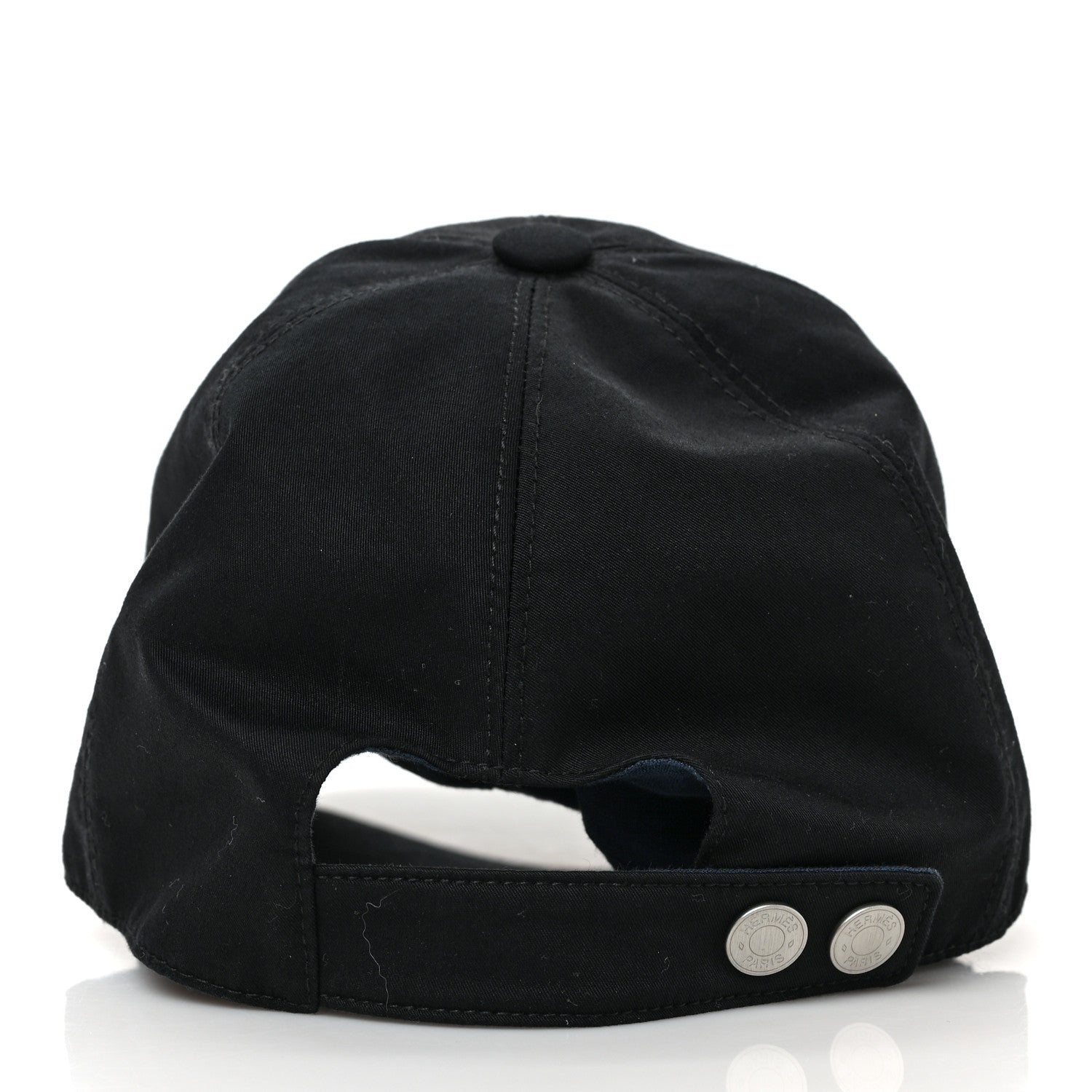 Hermes Cotton Viscose Hat 58 Black 5 of 9