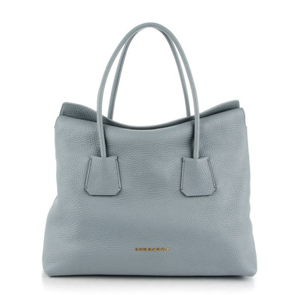 Burberry London Grainy Calfskin Medium Baynard Tote Storm Grey 1 of 7