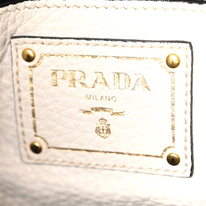 Prada Vitello Daino Tote Talco 6 of 9