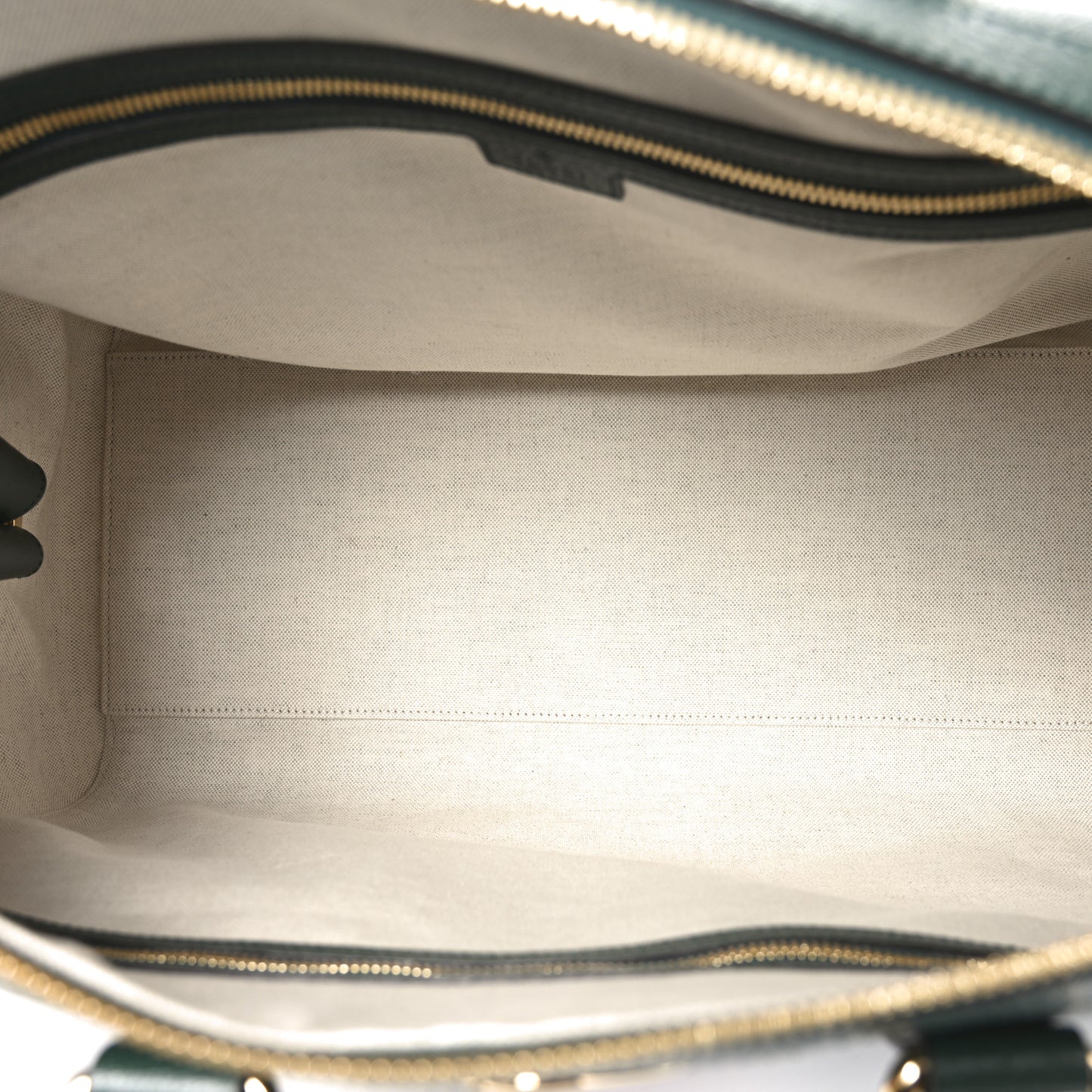 Textured Dollar Calfskin Web Medium Savoy Duffle Bag Green