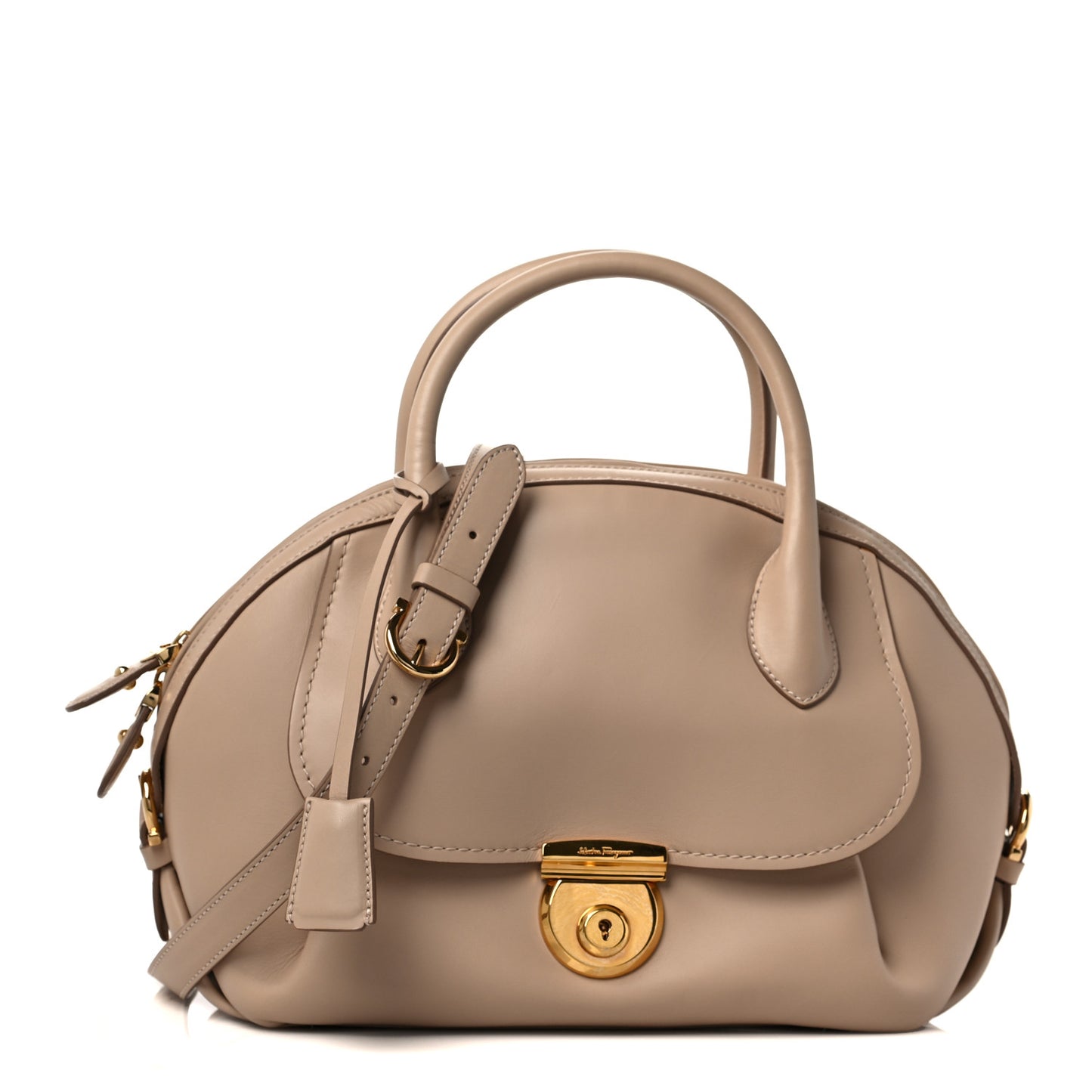 Calfskin Fiamma Bag New Bisque