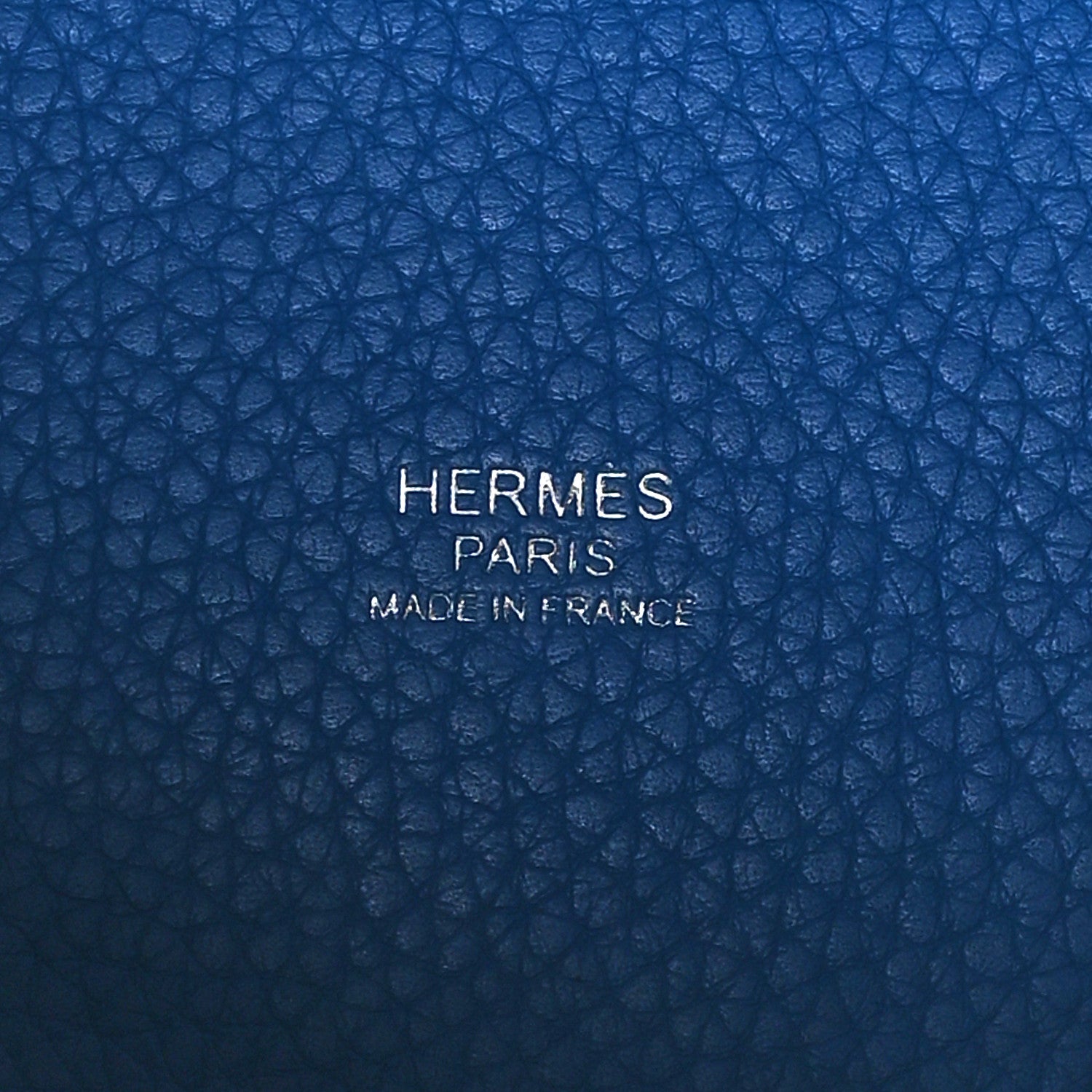 Hermes Taurillon Clemence Picotin Lock 22 MM Bleu Hydra 6 of 10