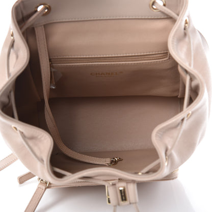 Chanel Caviar Quilted Business Affinity Backpack Beige 4 of 11