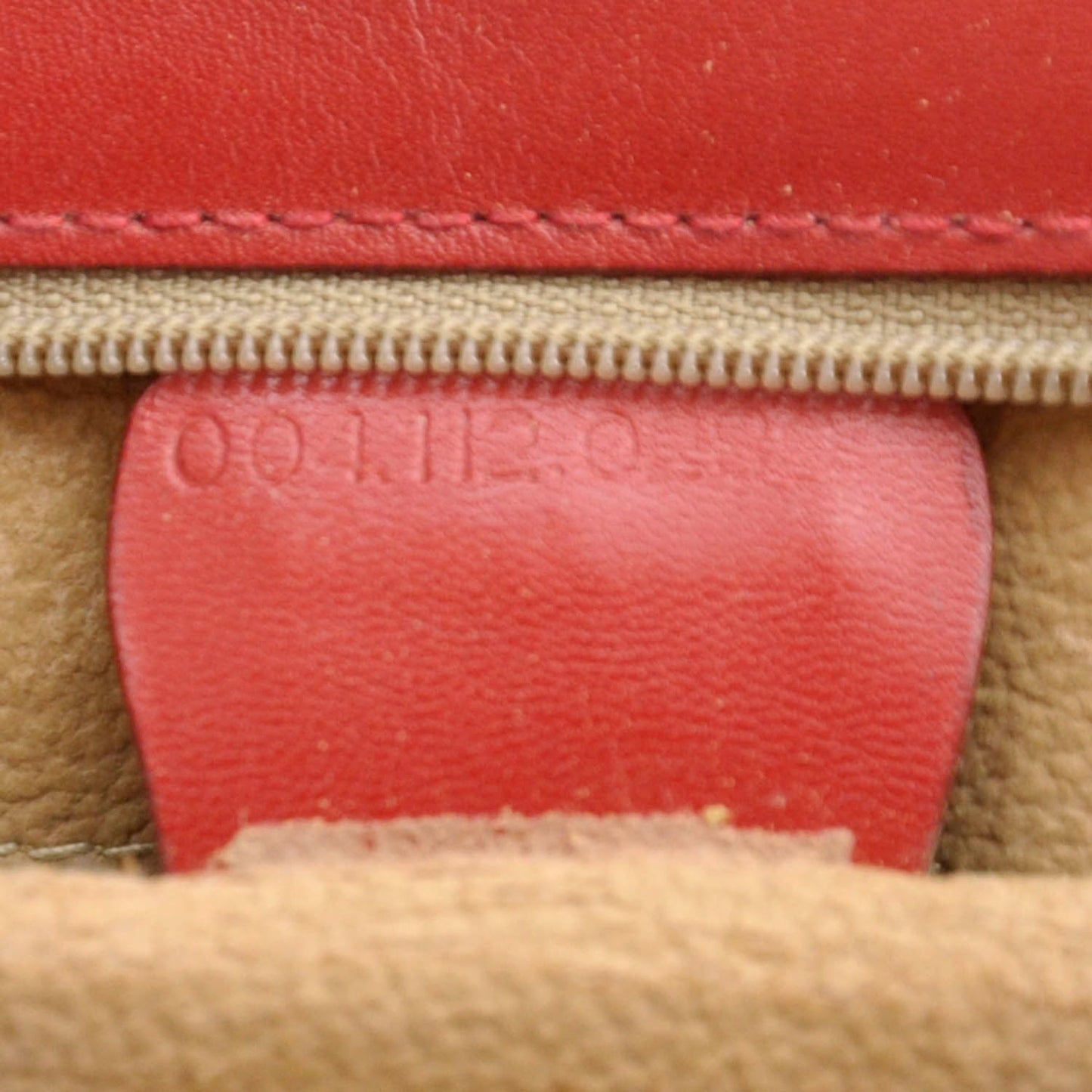 Monogram Bag Red