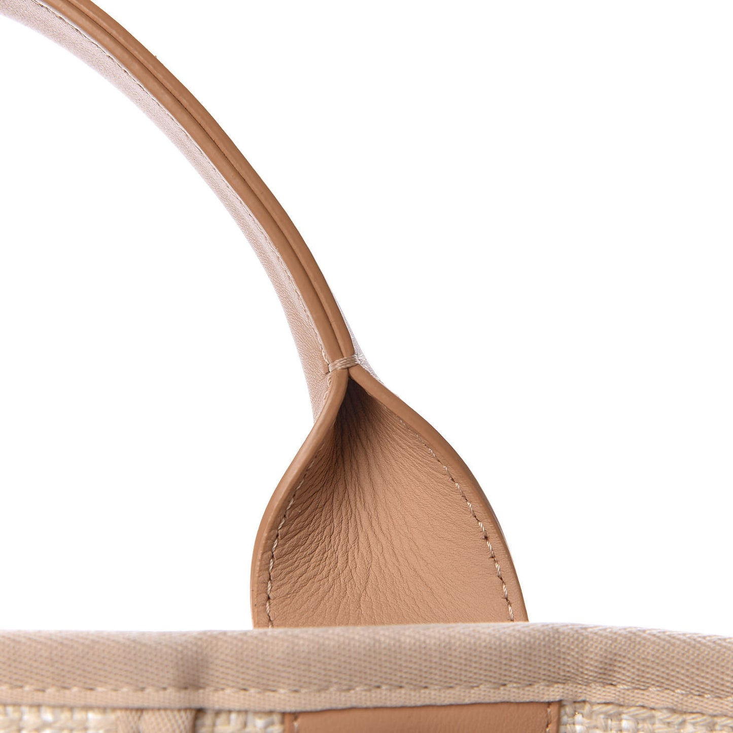 Canvas Large Deauville Tote Light Beige