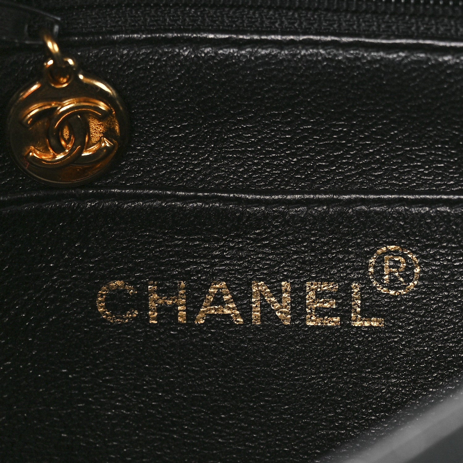 Chanel Lambskin Quilted Mini Square Flap Bag Black 6 of 11