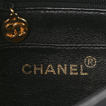 Chanel Lambskin Quilted Mini Square Flap Bag Black 6 of 11