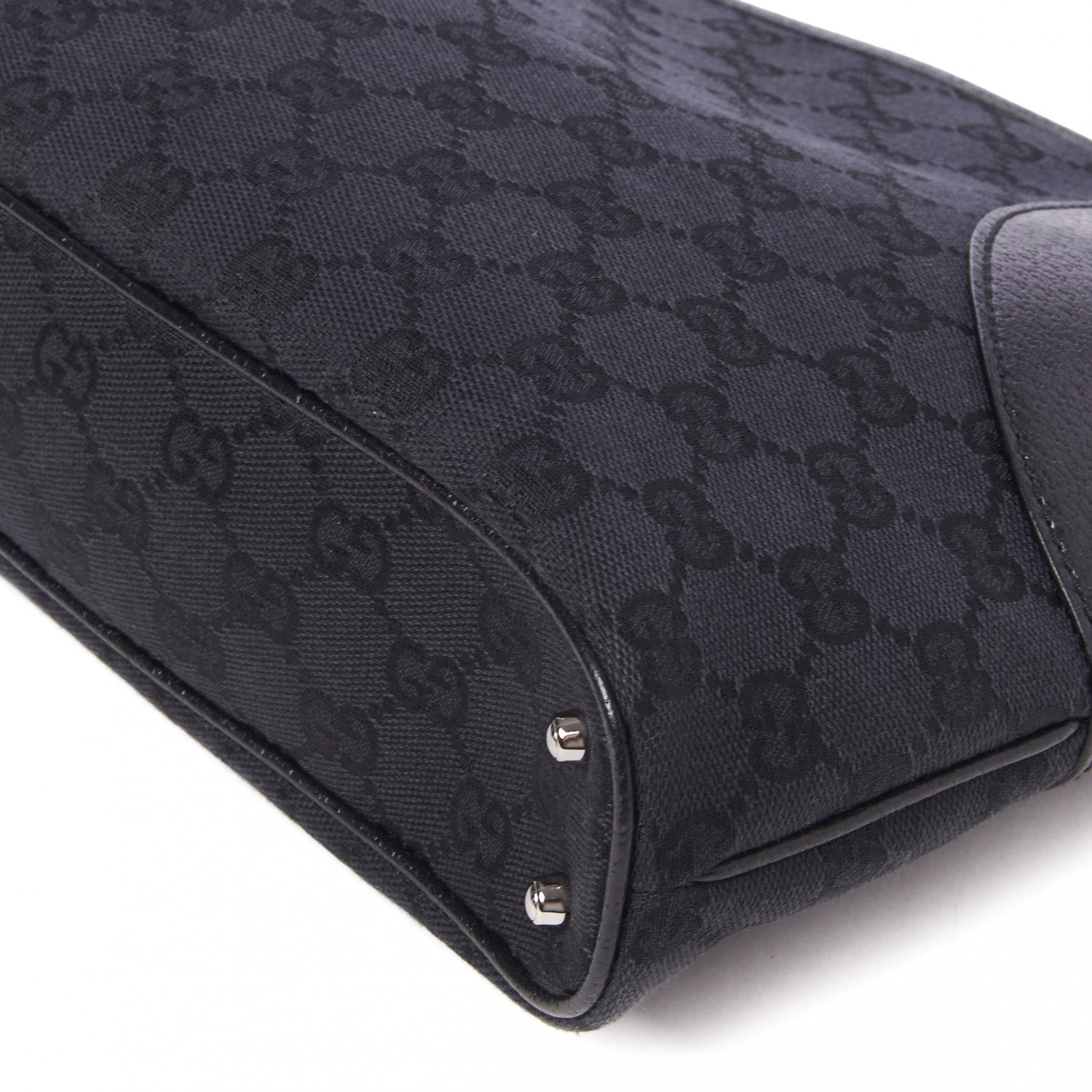 Gucci Monogram Shoulder Bag Black 5 of 7