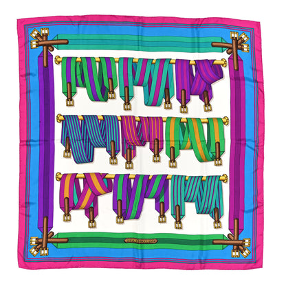 Hermes Silk Les Sangles Scarf 90 1 of 5