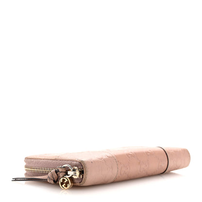Gucci Guccissima Signature Microguccissima Bree Zip Around Wallet Pink 4 of 12