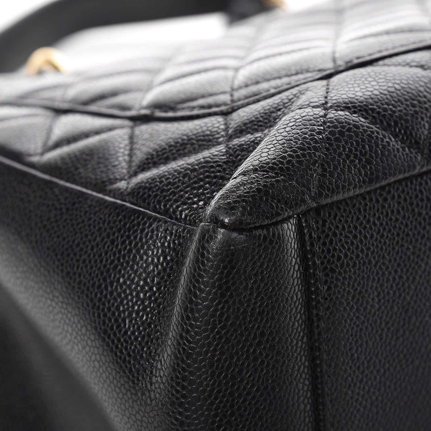 Chanel Caviar Quilted Grand Shopping Tote GST Black 12 of 16