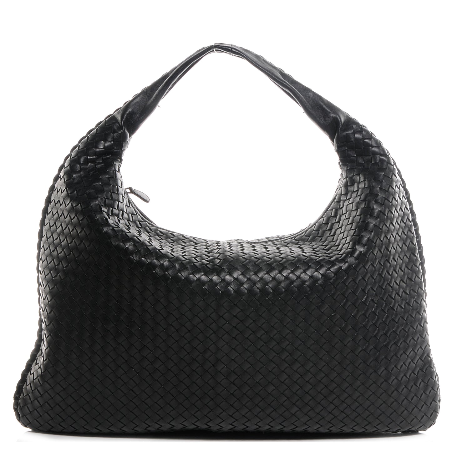 Nappa Intrecciato Maxi Veneta Hobo Nero Black