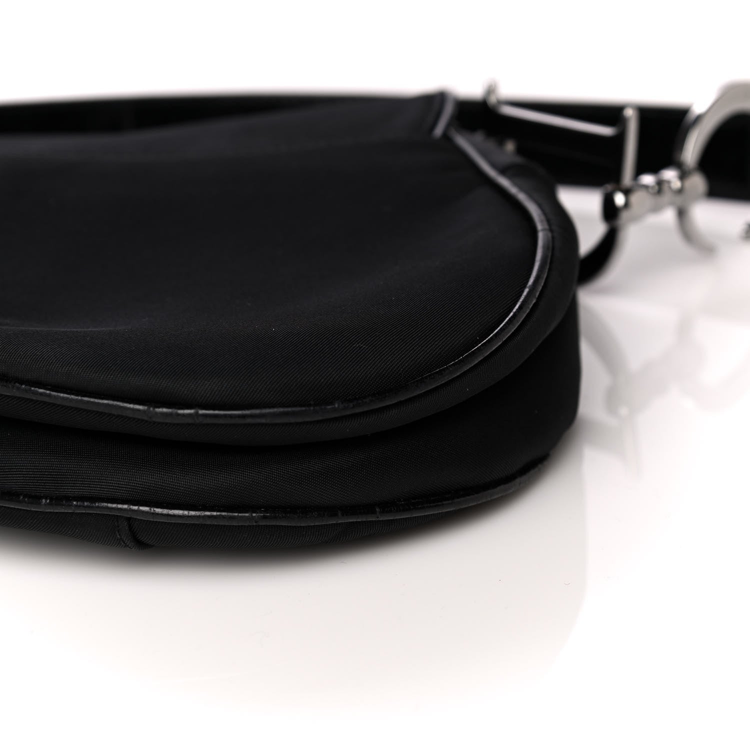 Christian Dior Nylon Saddle Bag Black 8 of 9