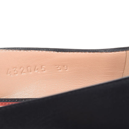 Gucci Calfskin Web Ballerina Flat 39 Nero Black 8 of 10