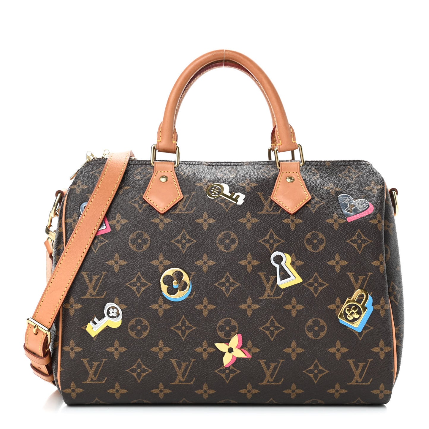 Monogram Love Lock Speedy Bandouliere 30