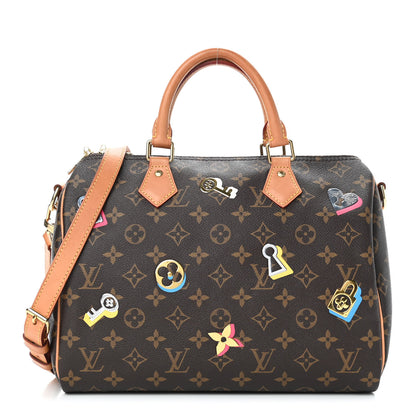 Louis Vuitton Monogram Love Lock Speedy Bandouliere 30 1 of 8