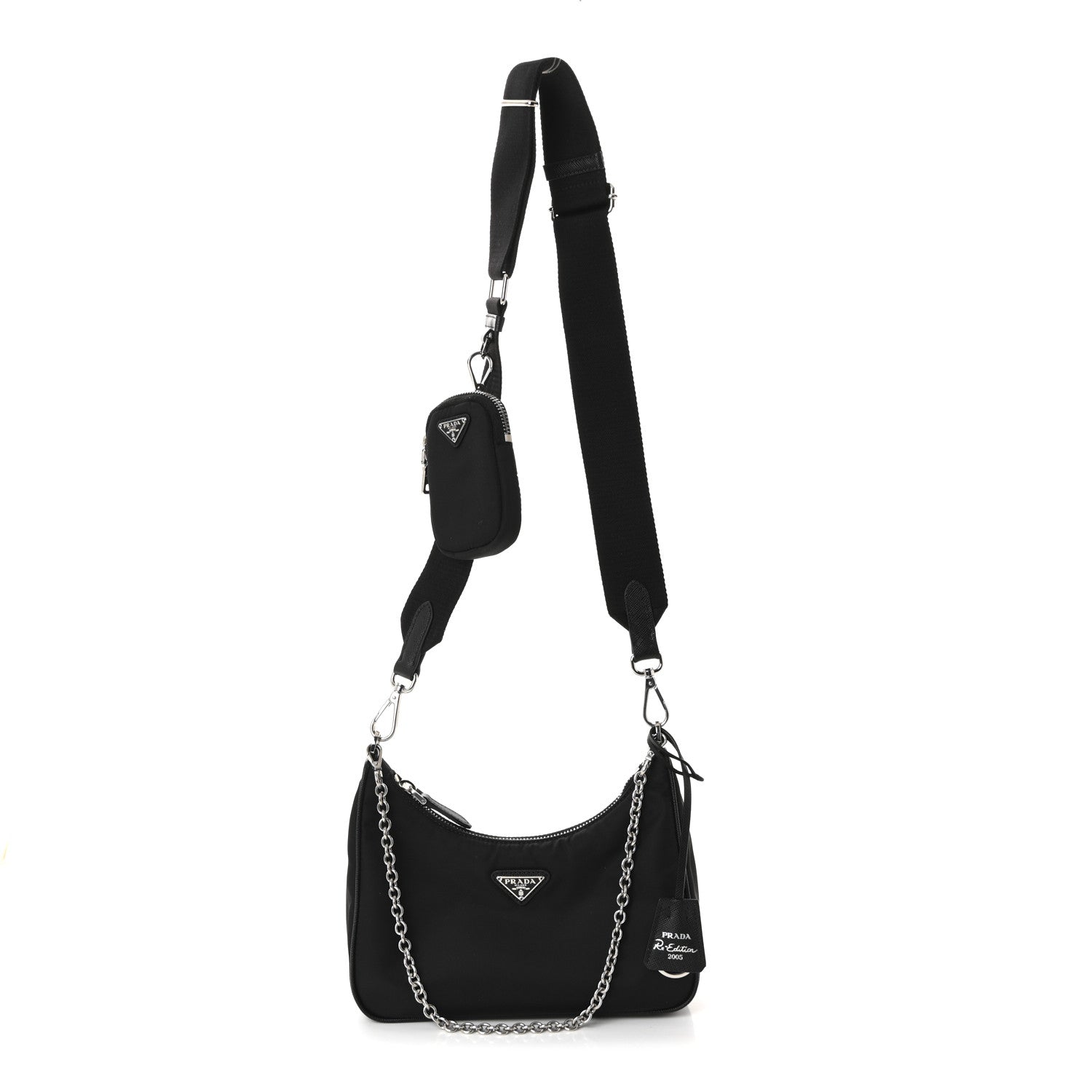 Prada Nylon Re-Edition 2005 Shoulder Bag Black 1 of 10