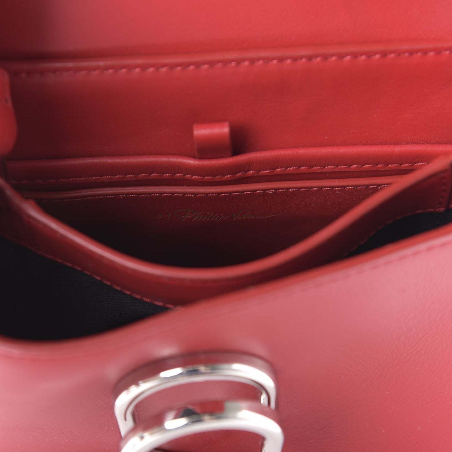 3.1 Smooth Calfskin Mini Alix Top Handle Satchel Red