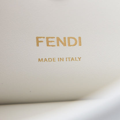 Fendi TPU FF Vitello Century F is Fendi Small Kan I Shoulder Bag White 6 of 8