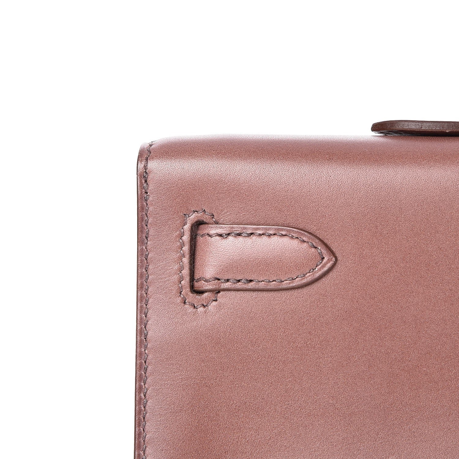Hermes Tadelakt Kelly Cut Clutch Pochette Griolet 7 of 23
