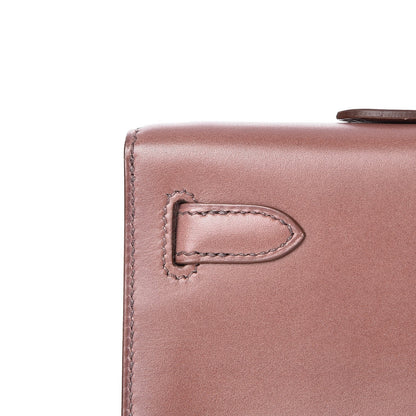 Hermes Tadelakt Kelly Cut Clutch Pochette Griolet 7 of 23