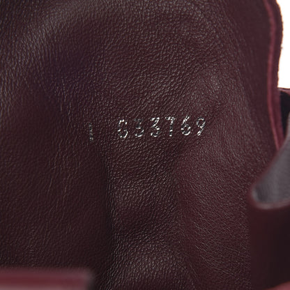 Chanel Suede Calfskin Quilted Lace Up Boots 39 Burgundy 8 of 9