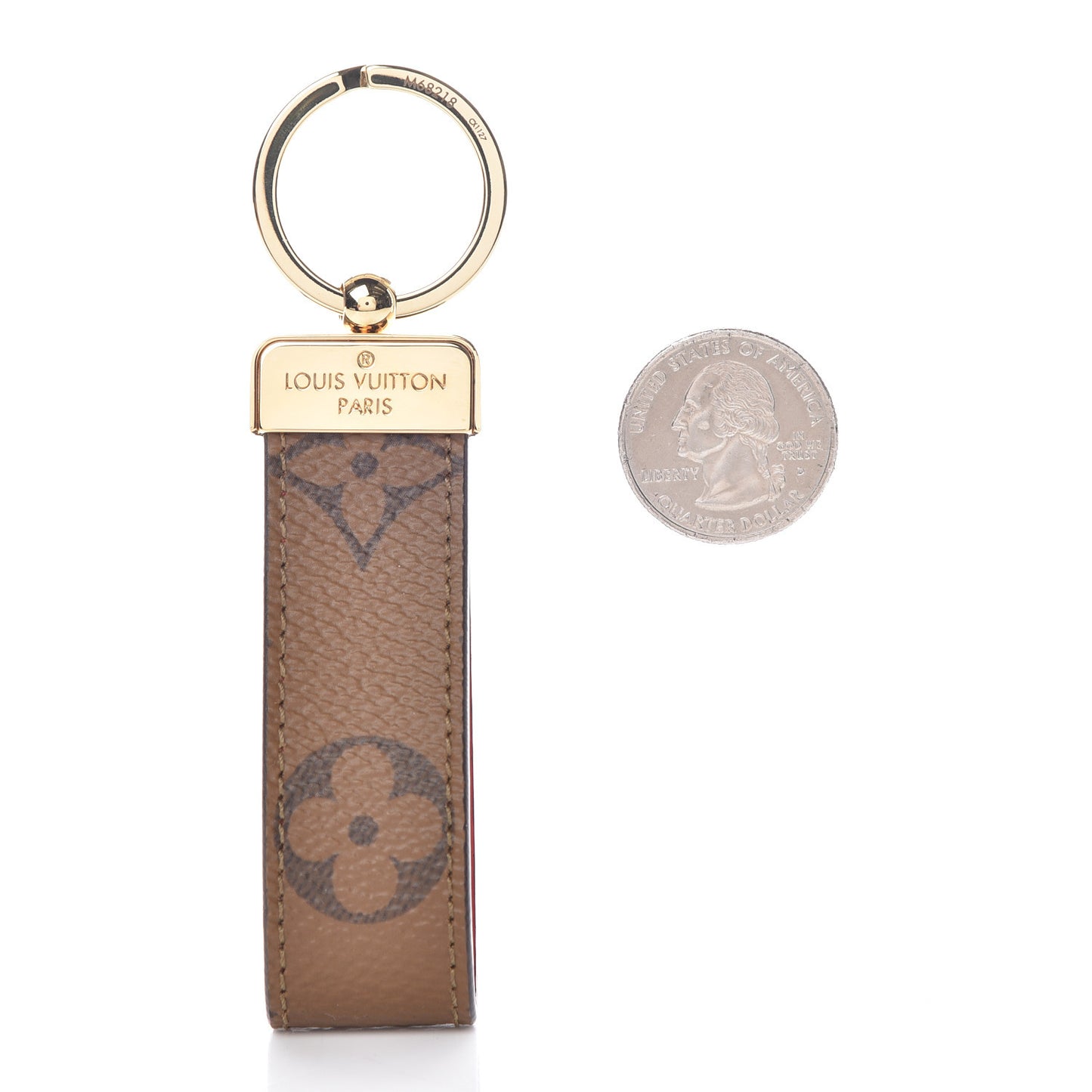Reverse Monogram Dragonne Key Holder