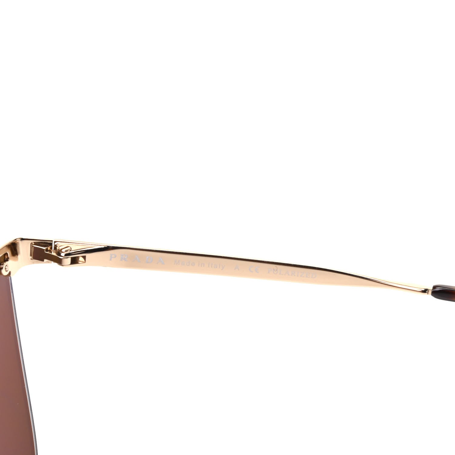 Prada Cat Eye Sunglasses SPR 68T Gold 6 of 7