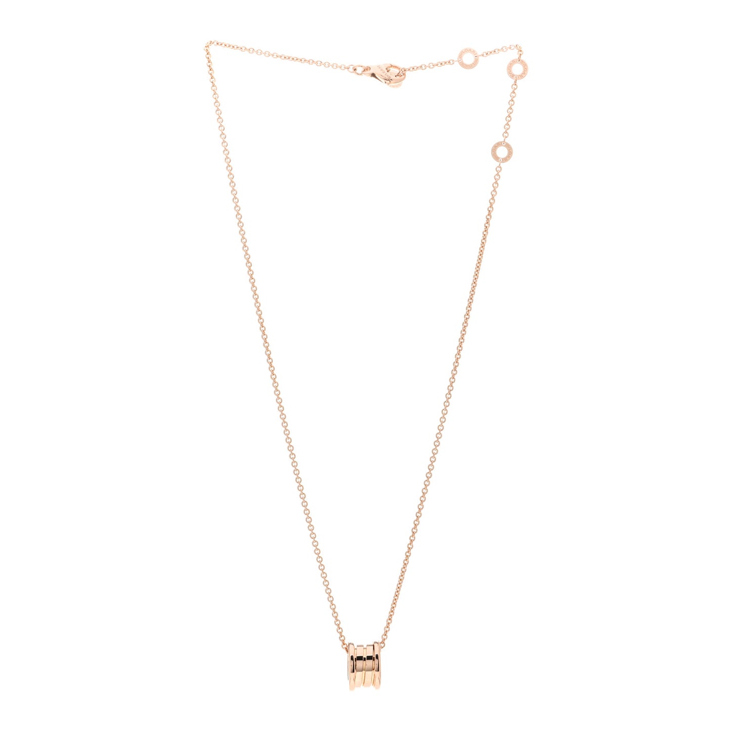 18K Rose Gold B.Zero1 Pendant Necklace