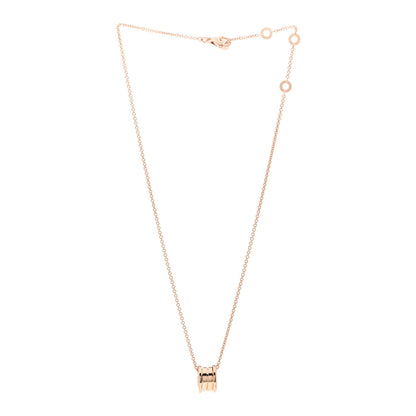 Bulgari 18K Rose Gold B.Zero1 Pendant Necklace 3 of 4