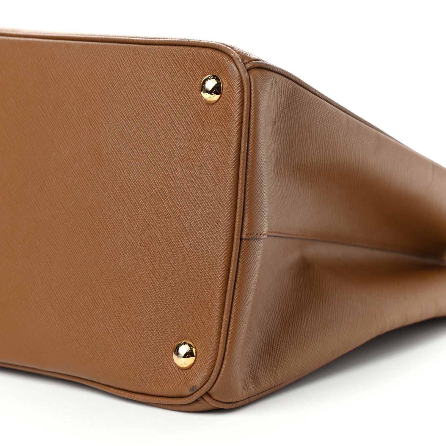 Prada Saffiano Lux Large Galleria Double Zip Tote Caramel 8 of 8