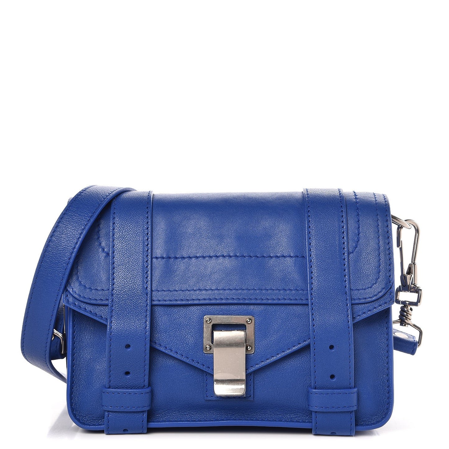 Lambskin PS1 Mini Pouch Messenger Memphis Blue