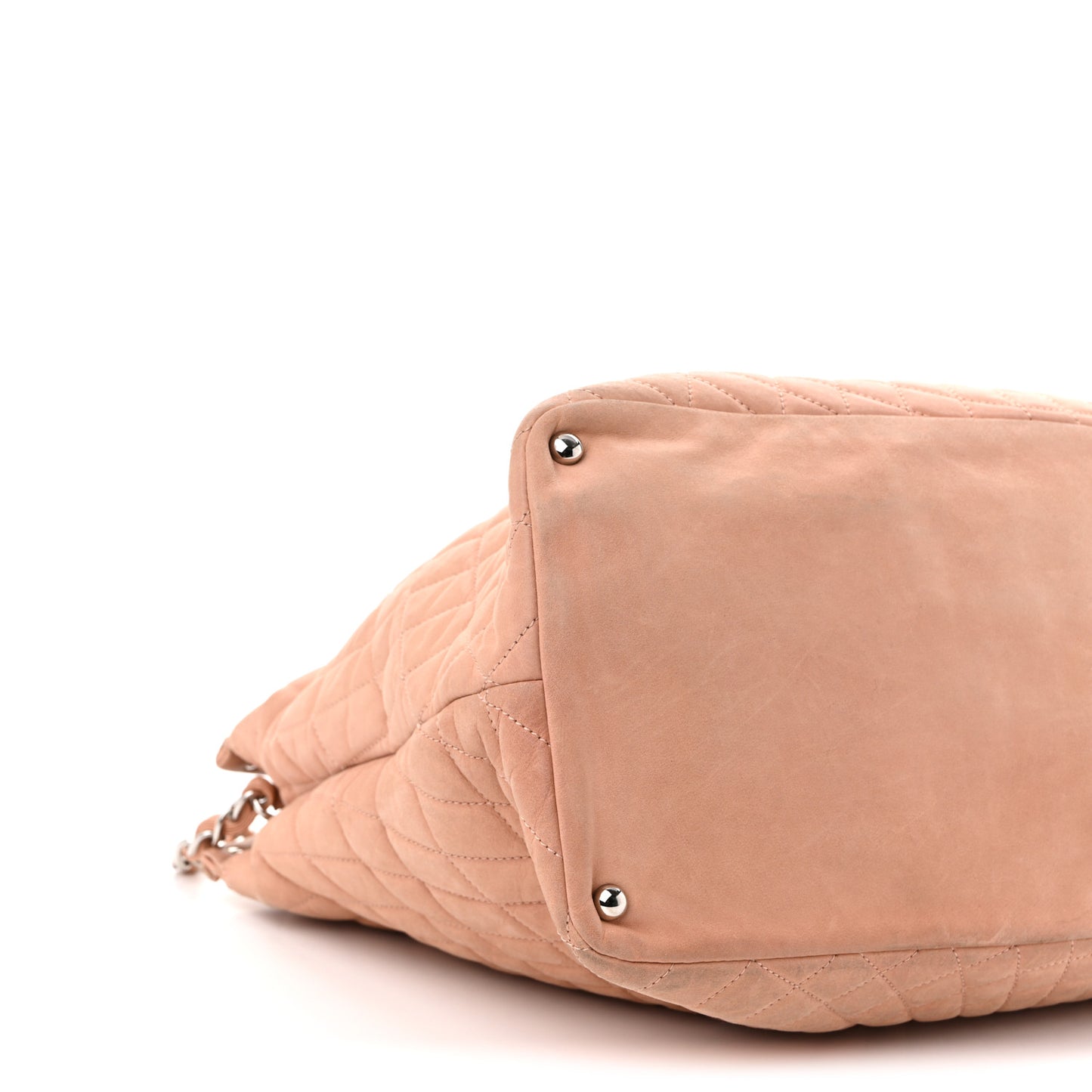 Iridescent Calfskin Large Sea Hit Tote Pink