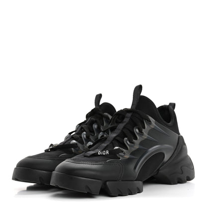 Christian Dior Neoprene Rubber Womens D-Connect Sneakers 38 Black 4 of 12