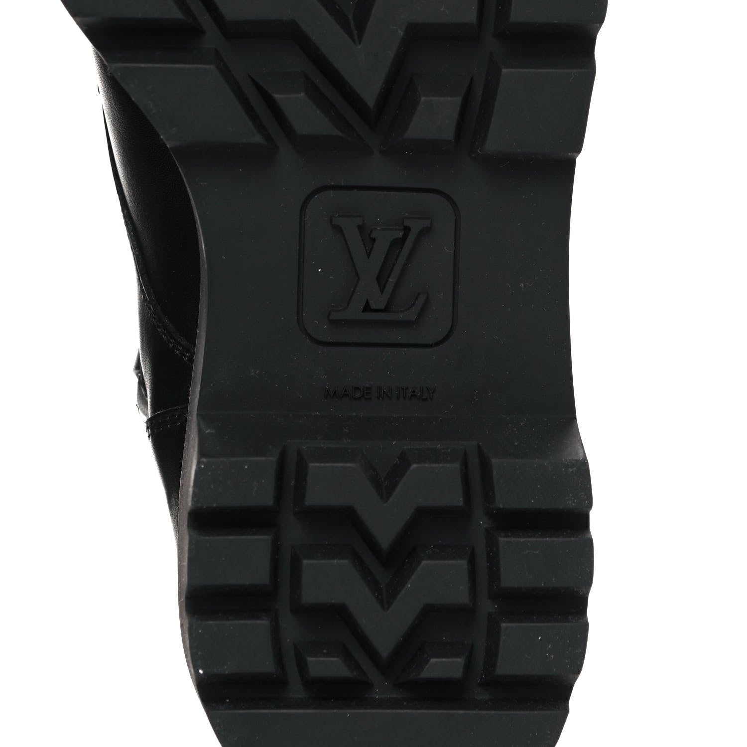 Louis Vuitton Calfskin Territory Flat Ranger Boots 36 Black 6 of 7