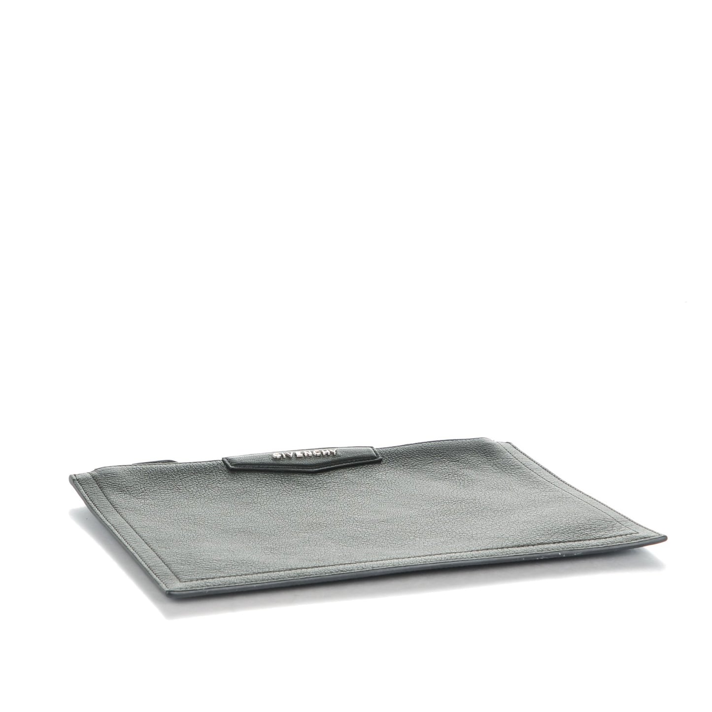 Sugar Goatskin Medium Antigona Pouch Black