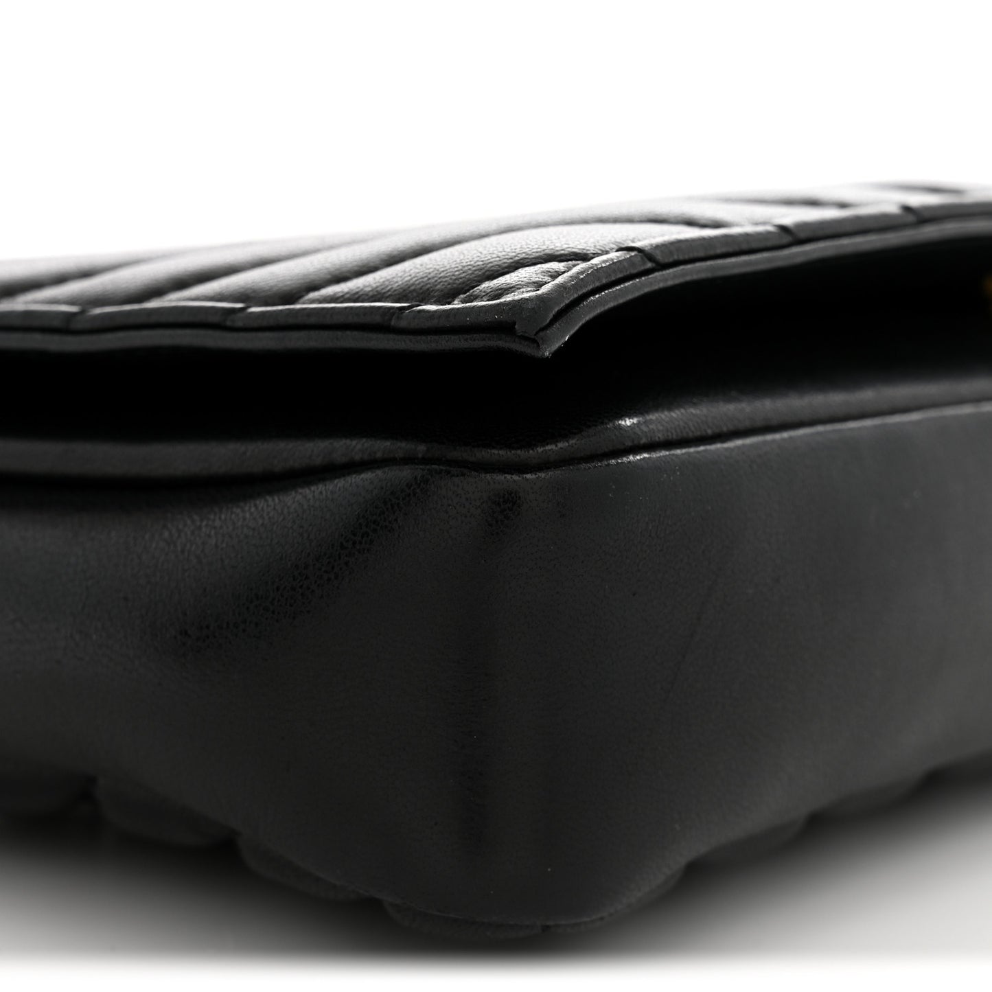 Lambskin Matelasse Monogram Kate 99 Black