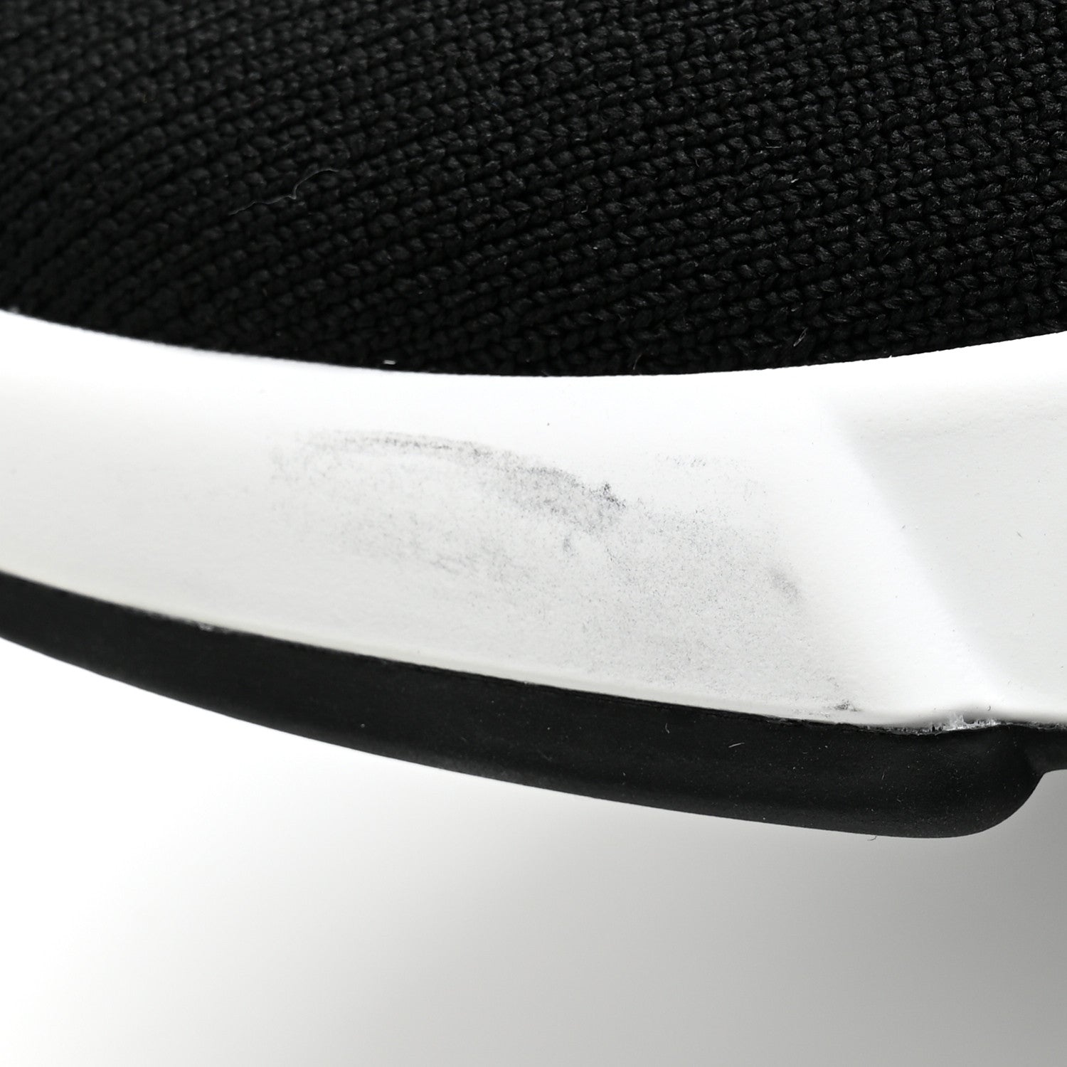 Balenciaga Neoprene Knit Womens Speed Sneakers 38 Black White 9 of 10