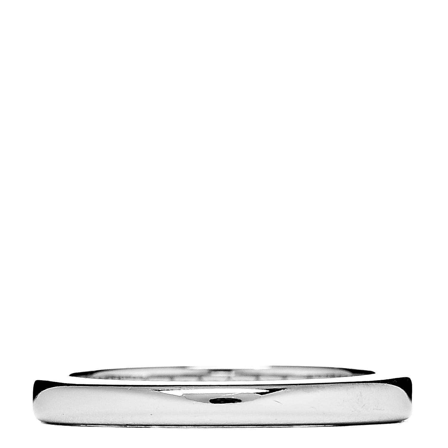 Tiffany Platinum Diamond .26ctw Half Circle Wedding Band Ring 49 5 3 of 5