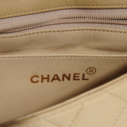 Chanel Lambskin Quilted Mini Square Flap Beige Clair 7 of 9