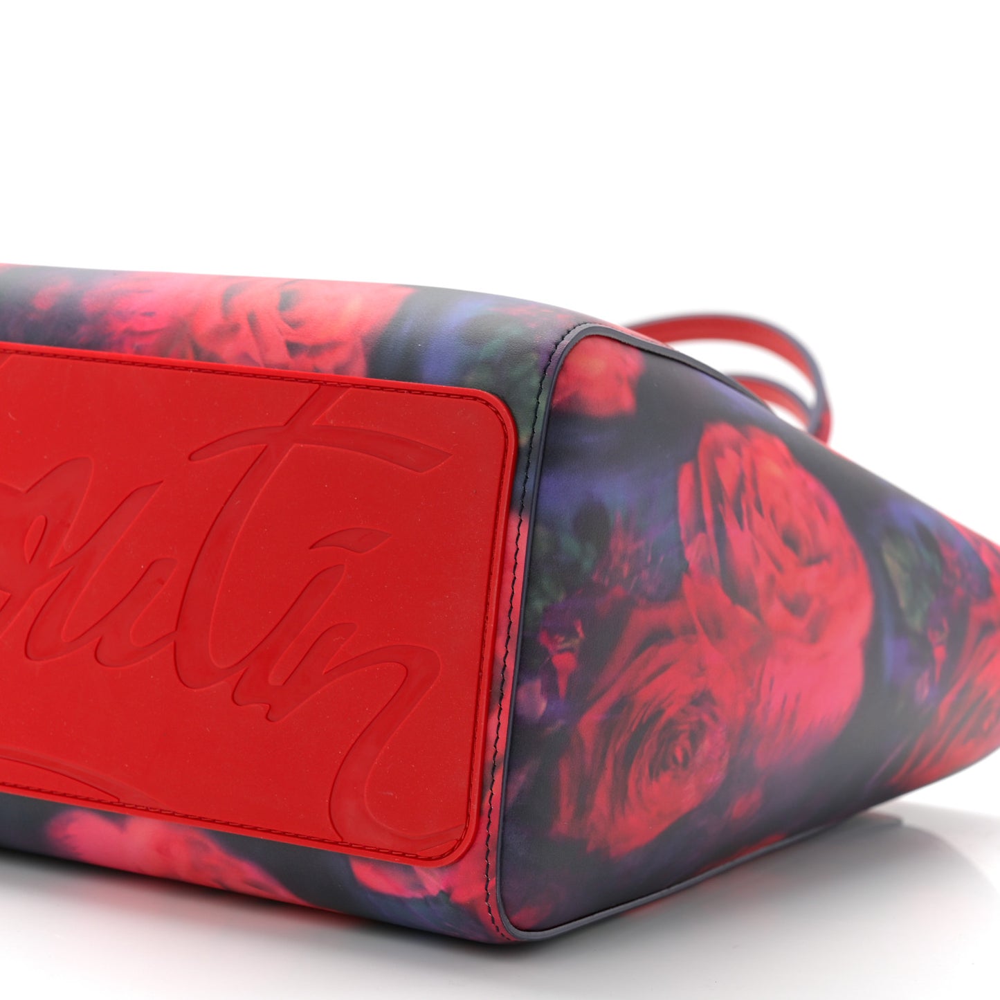 Calfskin Soft Roses Small Cabata Tote Multicolor